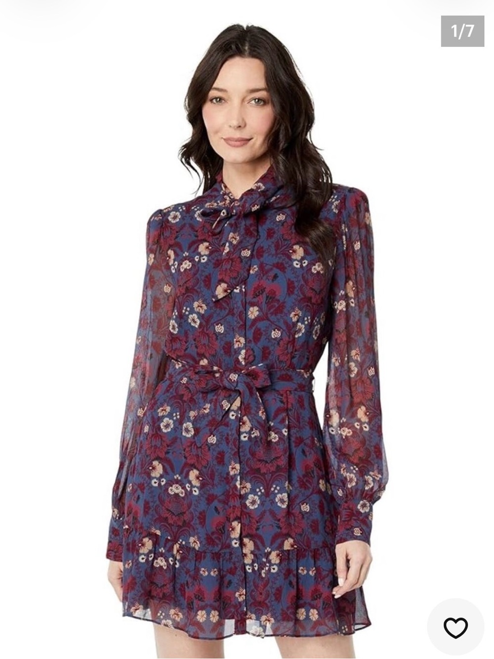 Paige Vittoria 100% Silk Amethyst Multi Sz Small